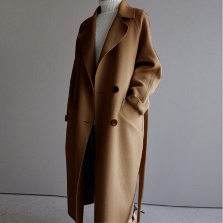 Clara Women's Wool Trench Coat