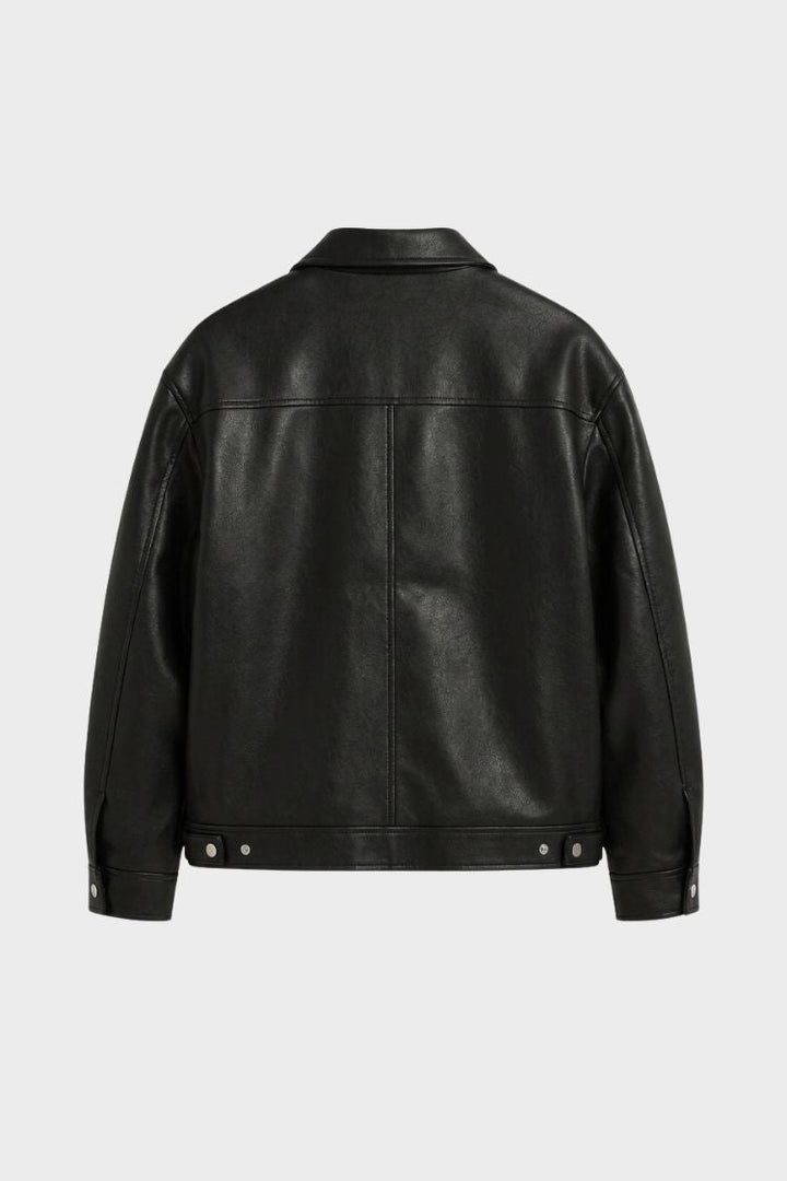 Men's Jacket with Zipper and Collar