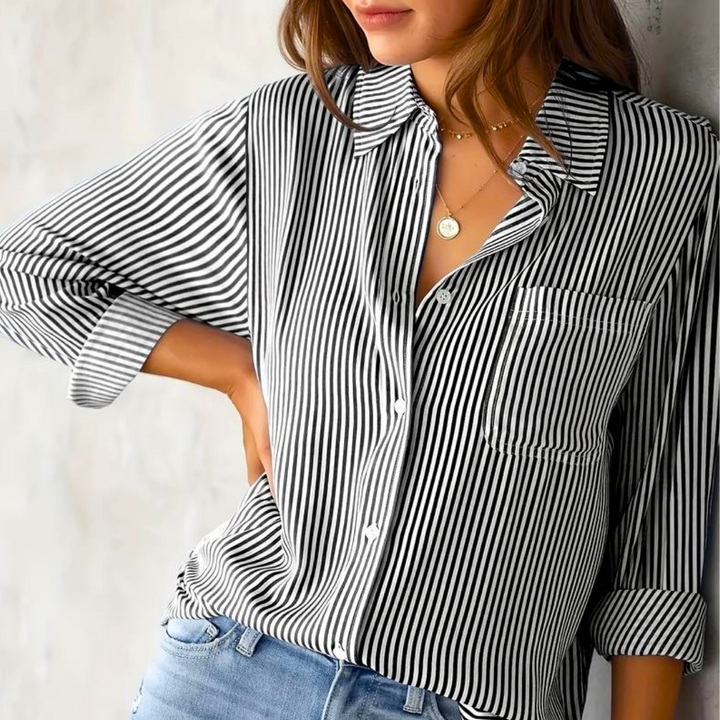 Jet - Casual striped blouse for women