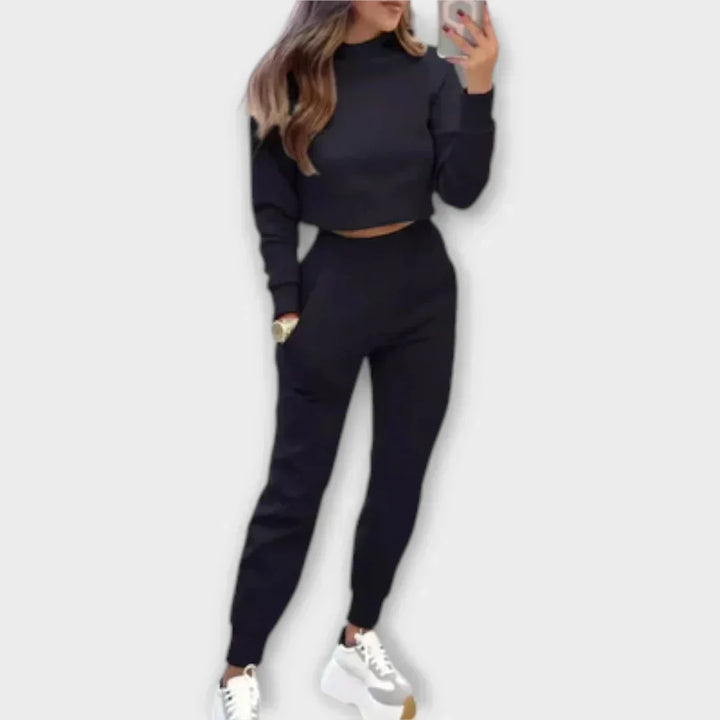 Sarah Casual Jogging Set, view 2 - Elena Harper