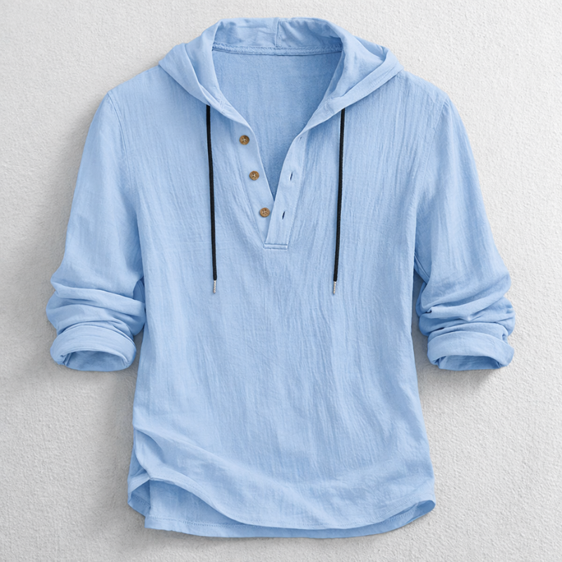 Classic Hooded Shirt for Men - Elena Harper