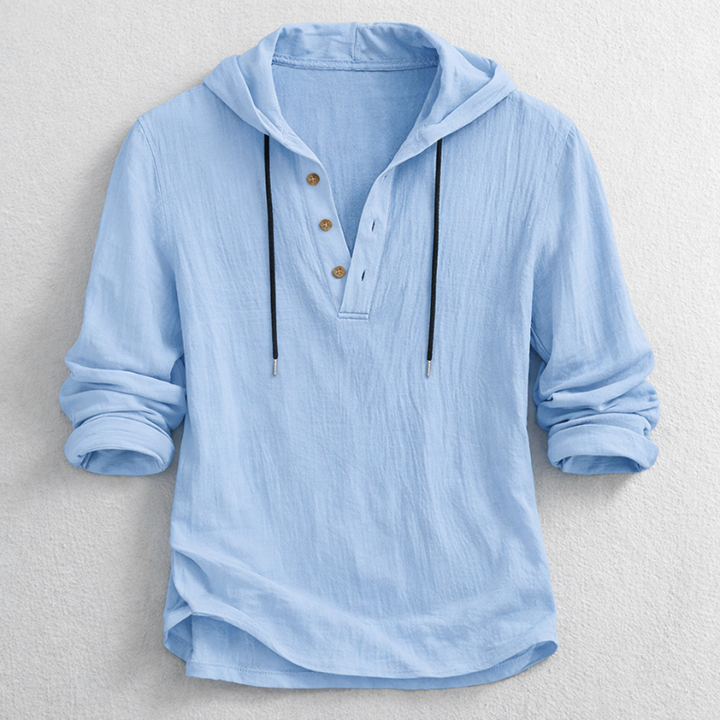 Classic Hooded Shirt for Men - Elena Harper