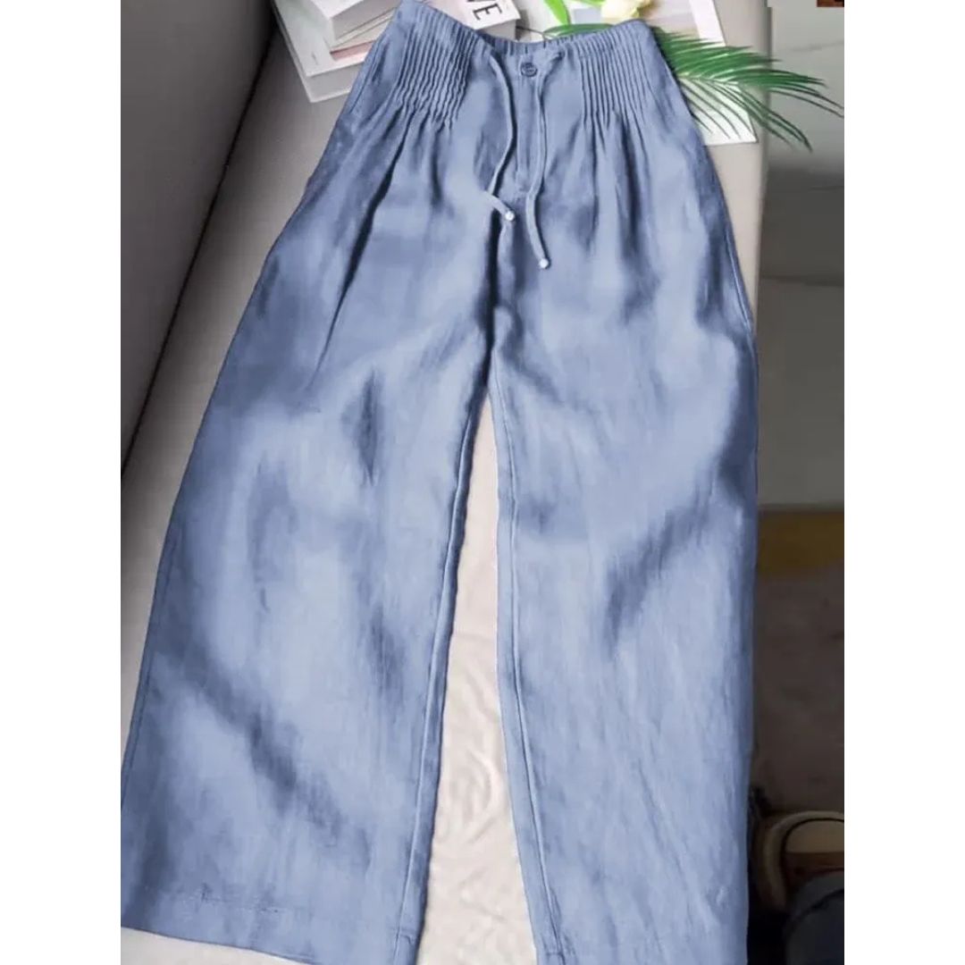 JULES - PLEATED WIDE  LEG TROUSERS