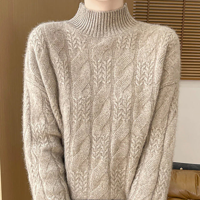 Maya Soft Touch Sweater for Women Elegant Knit, view 2 - Elena Harper
