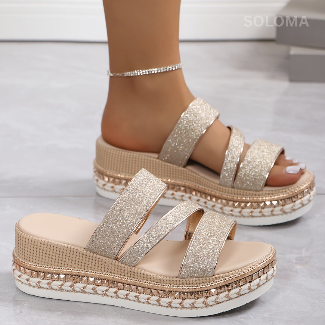 Eva Comfortable sandals with premium material quality, view 4 - Elena Harper