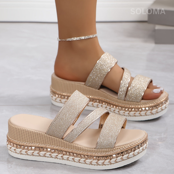Eva Comfortable sandals with premium material quality, view 4 - Elena Harper