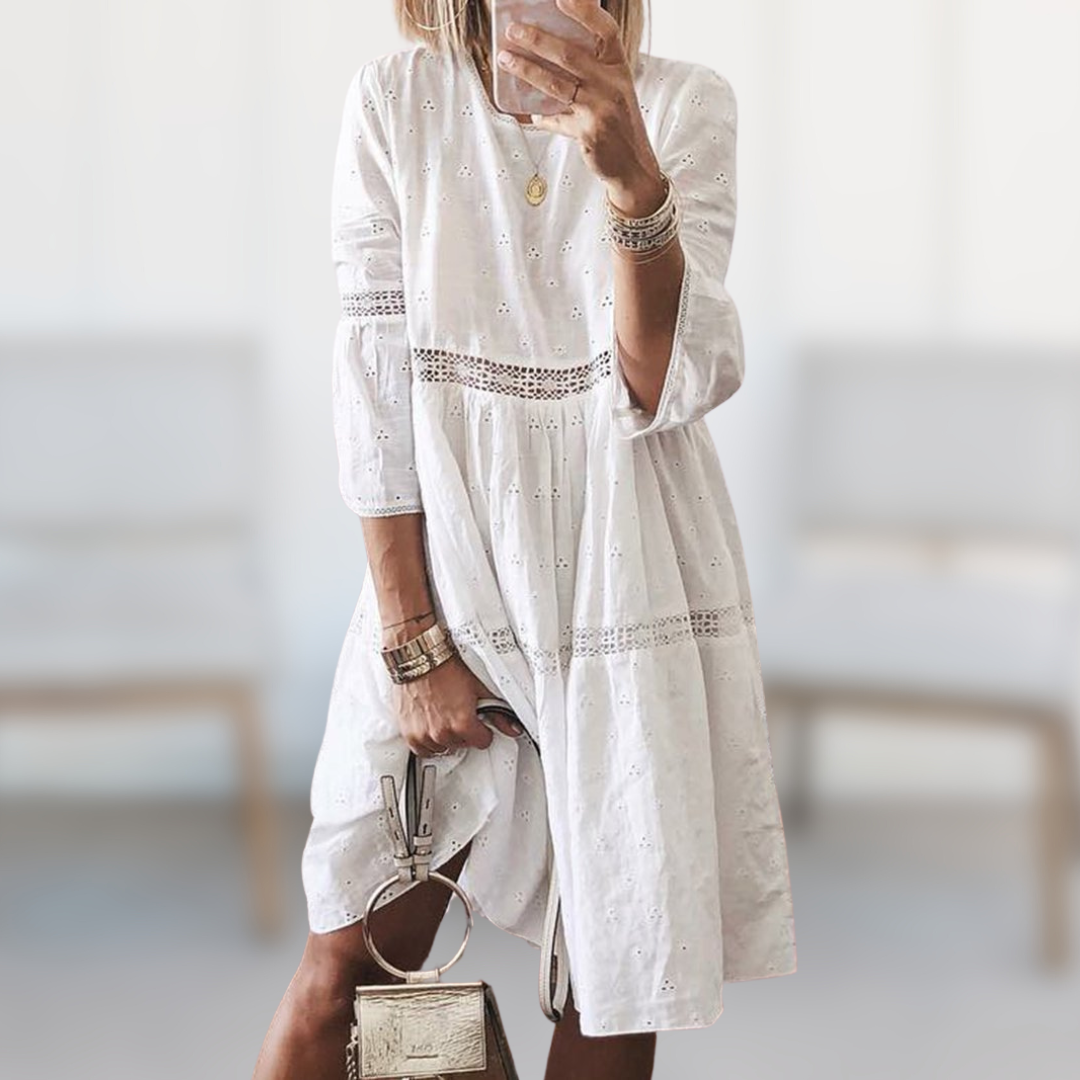 Vera Elegant Summer Dress - Elena Harper