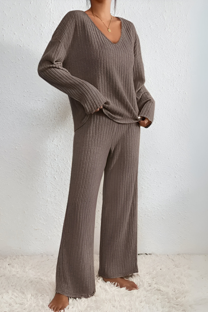 Amaris™ | Soft Ribbed Knit Lounge Set