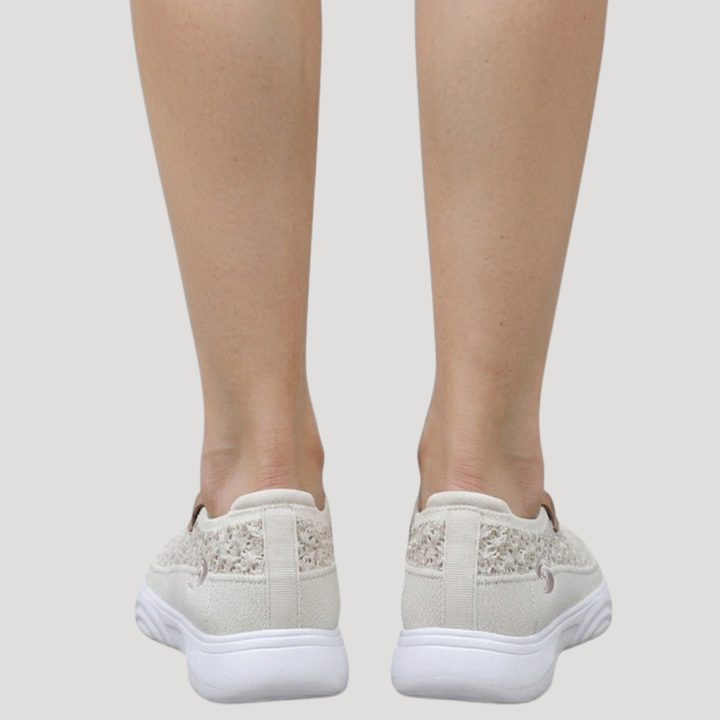 Women's Slip-On Walking Sneakers with Lightweight Sole