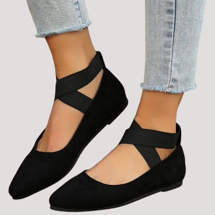 Cross-Strap Ballerinas for Women