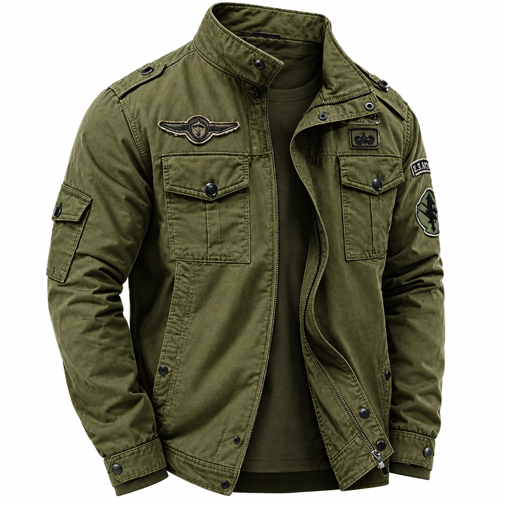 ELENA HARPER™  |  STRUCTURED MILITARY COAT FOR MEN