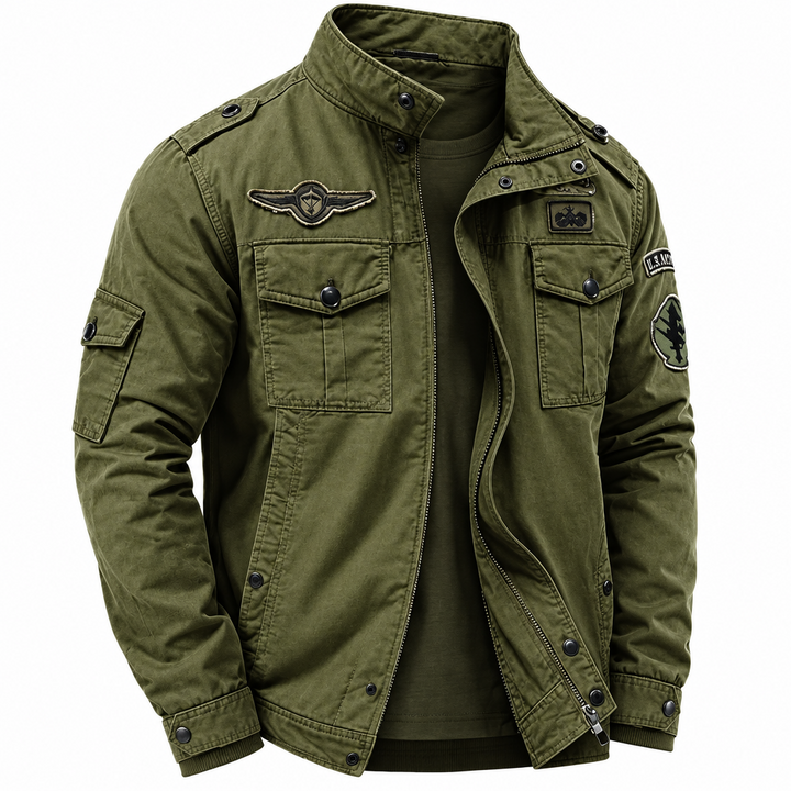 ELENA HARPER™  |  STRUCTURED MILITARY COAT FOR MEN