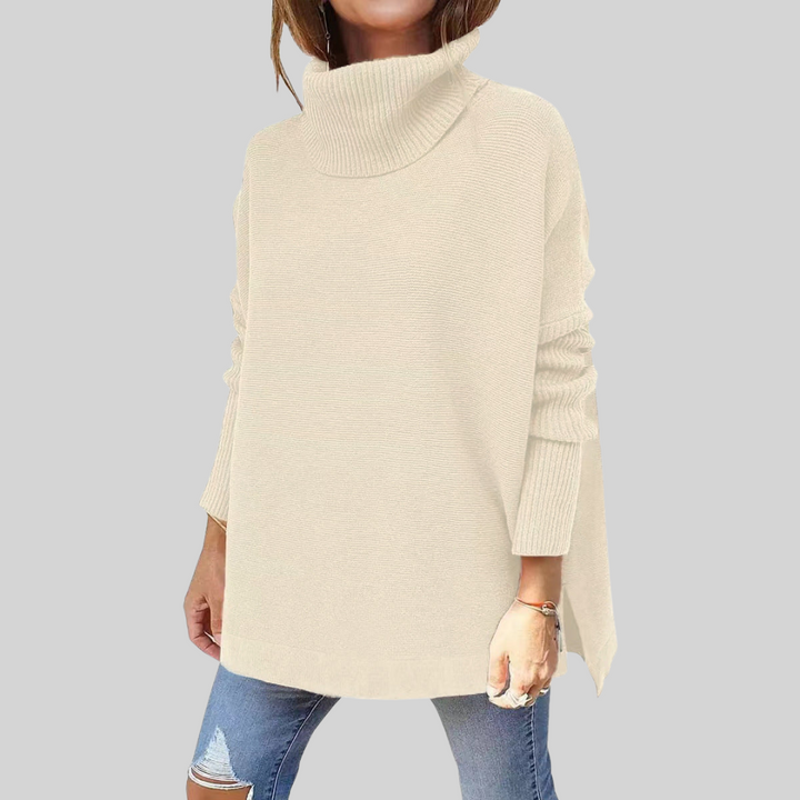 Annelise Oversized Roll-Neck Sweater - Elena Harper