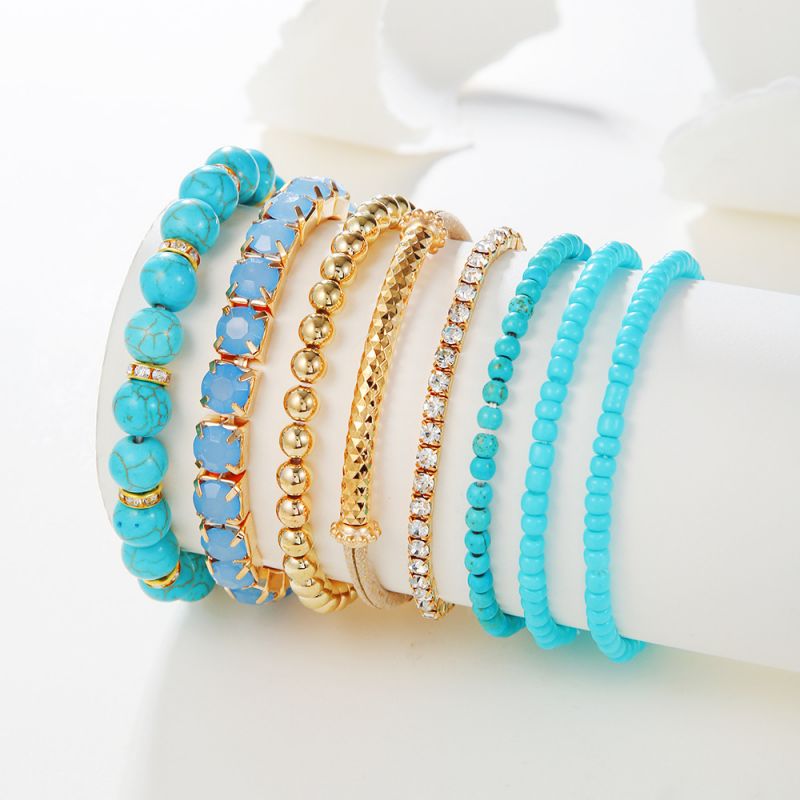 Bohemian Beaded Bracelet Set