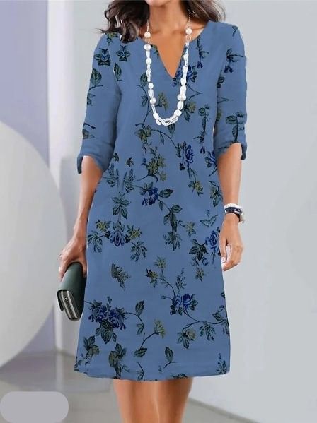 Eleanor Floral Tiered Dress, view 4 - Elena Harper