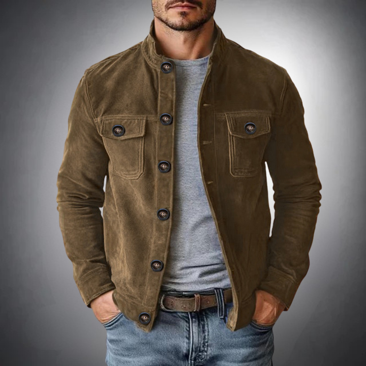 Pierre - Lightweight Refined Suede Jacket