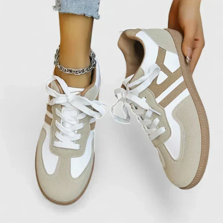 Delyziah Step In Comfort Sneakers with Two Tone Finish for Women - Elena Harper
