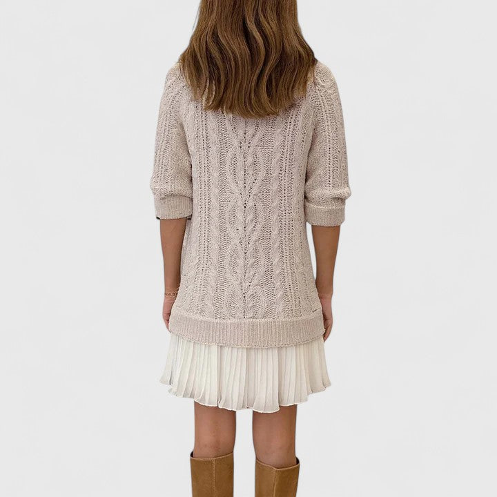 Claire Knit Sweater Dress - Elena Harper