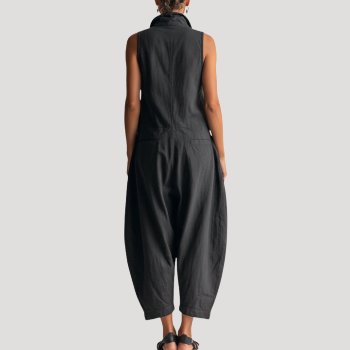 Loose-Fitting Sleeveless Summer Jumpsuit for Women