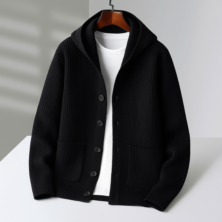 Laurent Monaco Men'S Hooded Vest, view 2 - Elena Harper