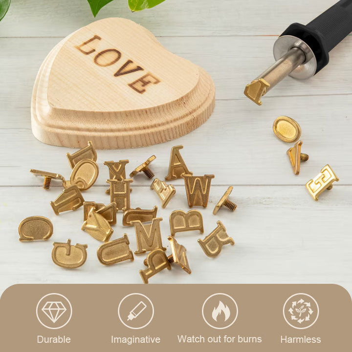 Inscript™ - Stamp Set for Burning on Wood to Personalize Your DIY Projects