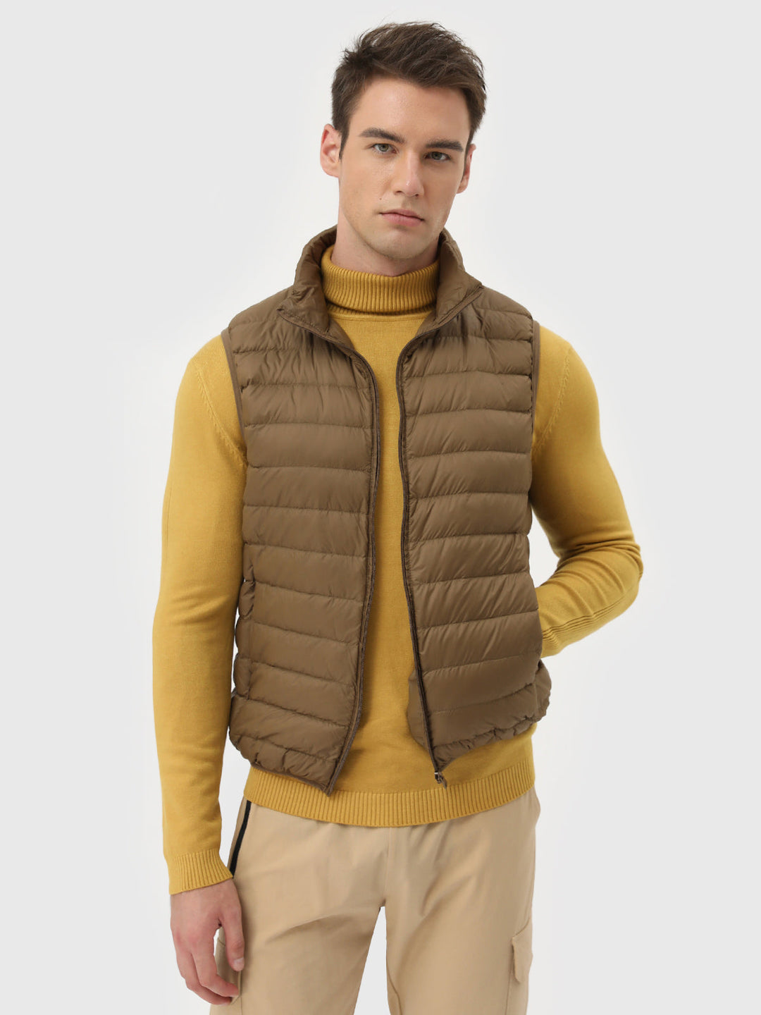High Neck Polo Sweater