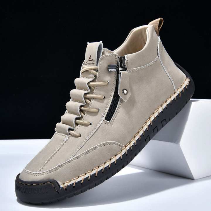ELENA HARPER™  |  SUEDE SHOES WITH ZIP FOR MEN