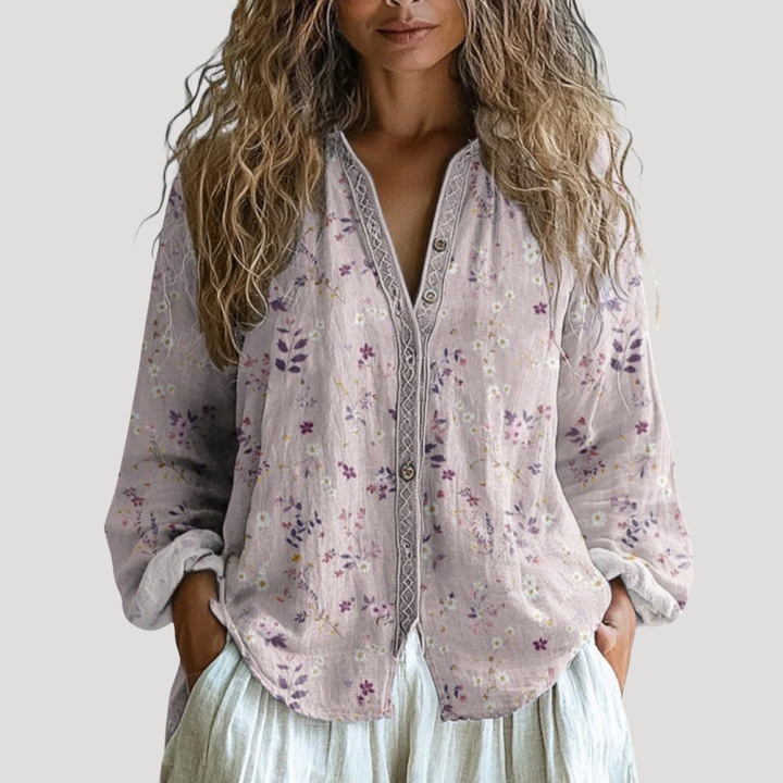 Bohemian Printed Women's Blouse