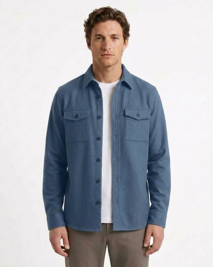 Structured Overshirt for Men