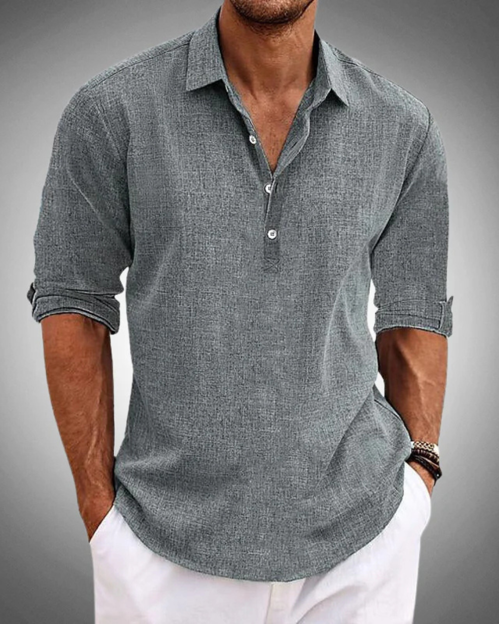 ELENA HARPER™  |  CLASSIC COTTON SHIRT FOR MEN