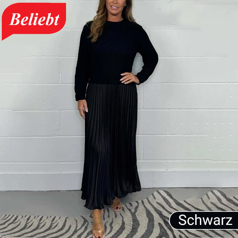 Sophie Elegant Pleated Dress - Elena Harper