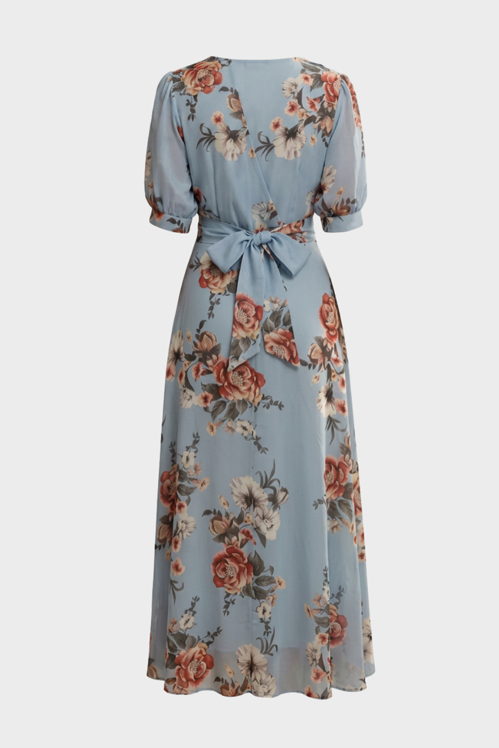 Women's Floral Maxi Dress | Wrap V-Neck