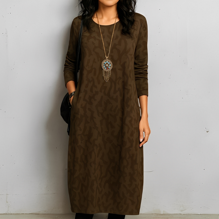 Abdelaine Elegant Winter Dress for Women - Elena Harper