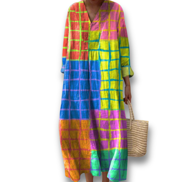 Aubrey Geometric daily dress - Elena Harper
