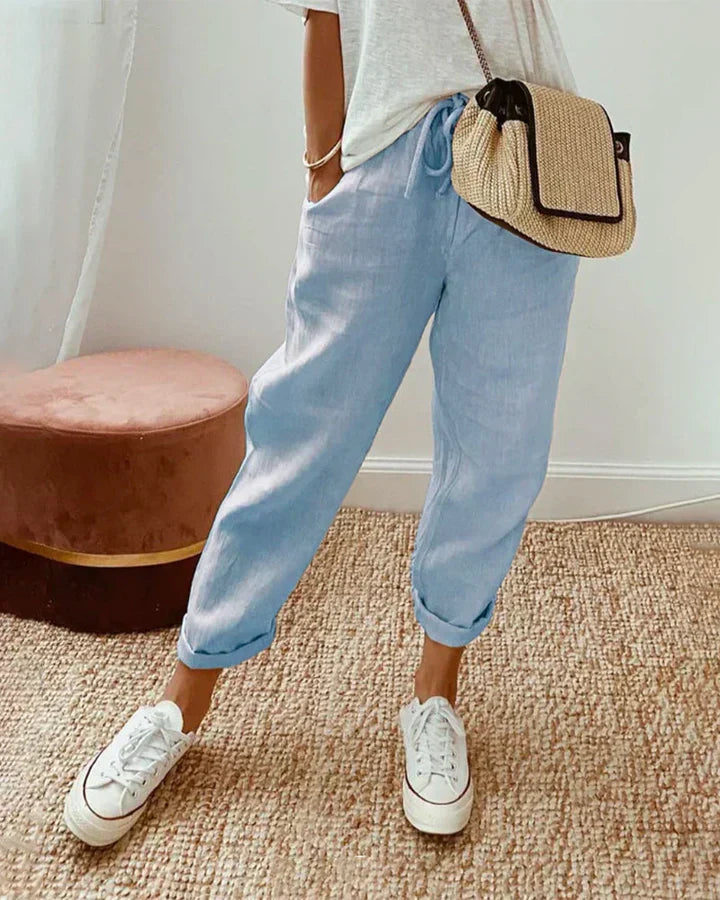 Amara Comfortable Retro Pants - Elena Harper
