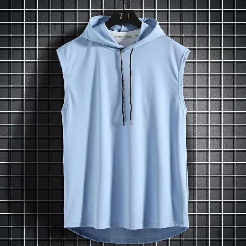 HARRINGTON OXFORD | SLEEVELESS HOODIE FOR MEN