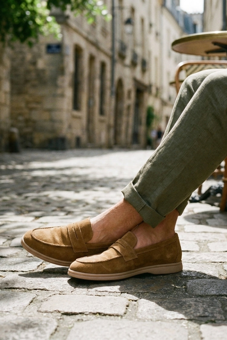 Women's Loafers with Warm Lining | Square Toe & Block Heel