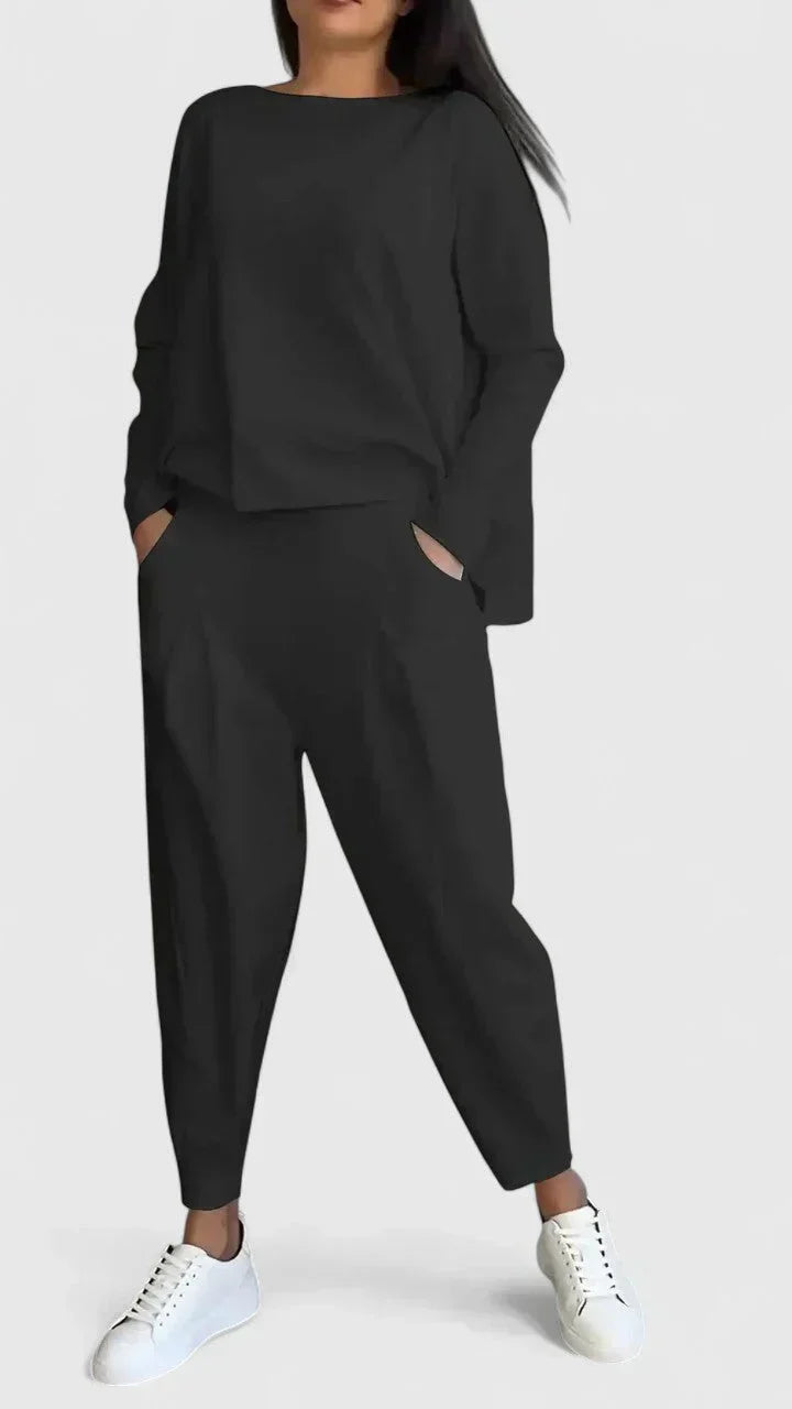 Ingrid Comfortable Two-Piece Set, view 2 - Elena Harper