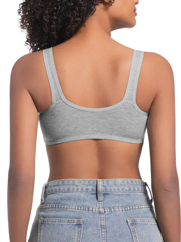 Enrica Wireless Support Bra with Hook Closure, view 5 - Elena Harper