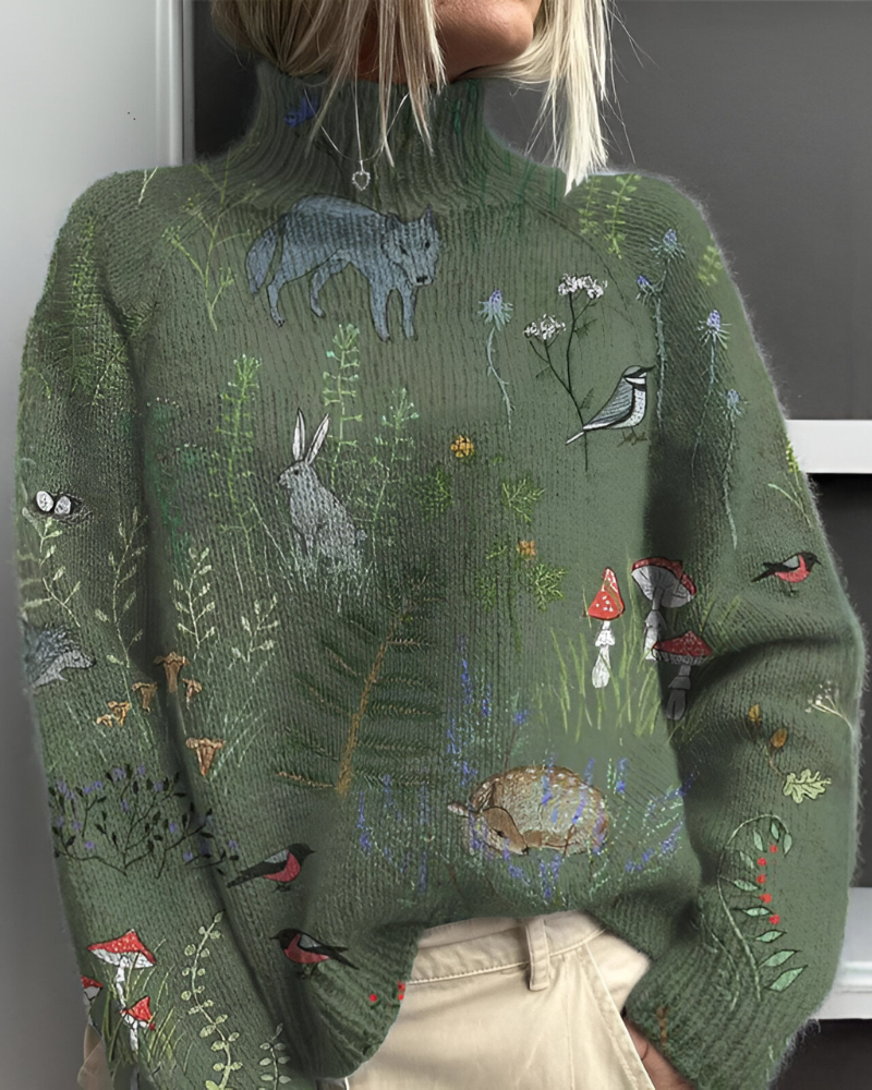 Edda™ | Casual Graphic Knitted Sweater