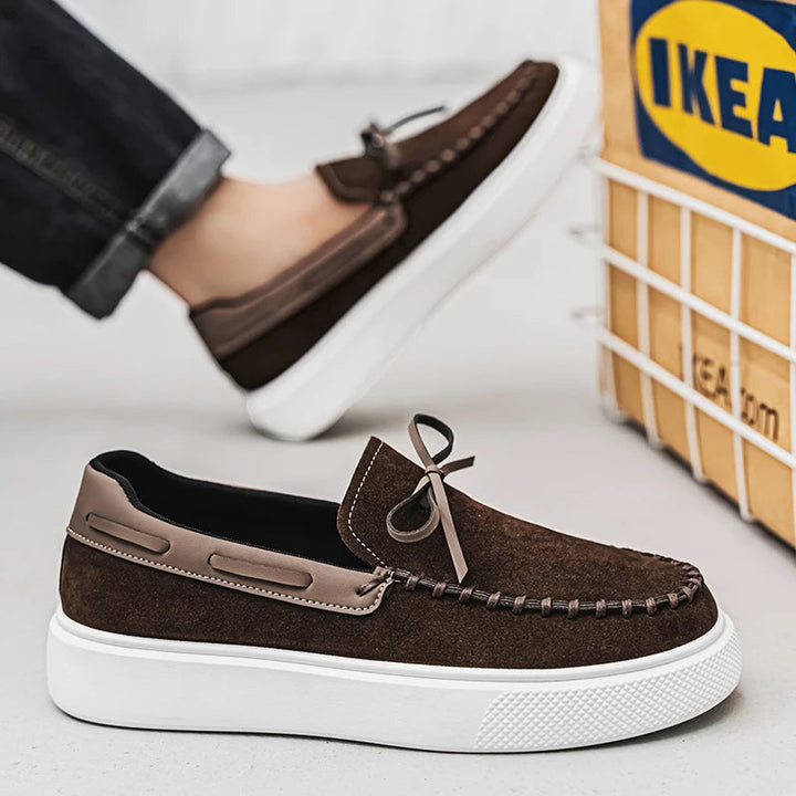 Elegant Suede Shoes for Men - Elena Harper