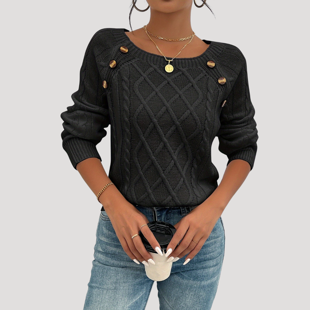 Twisted Knit Women's Sweater