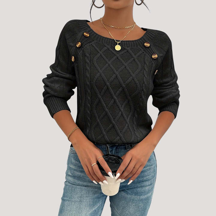 Twisted Knit Women's Sweater