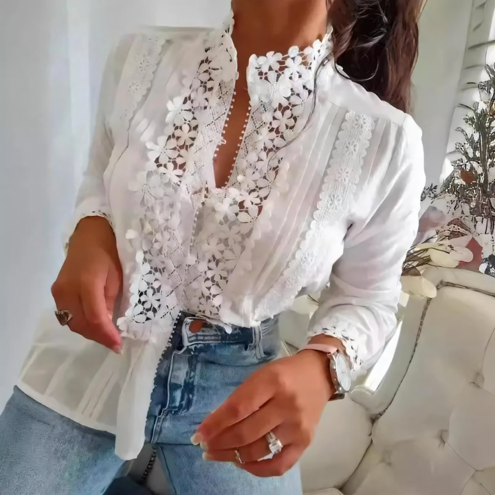 Sara Floral Blouse - Elena Harper