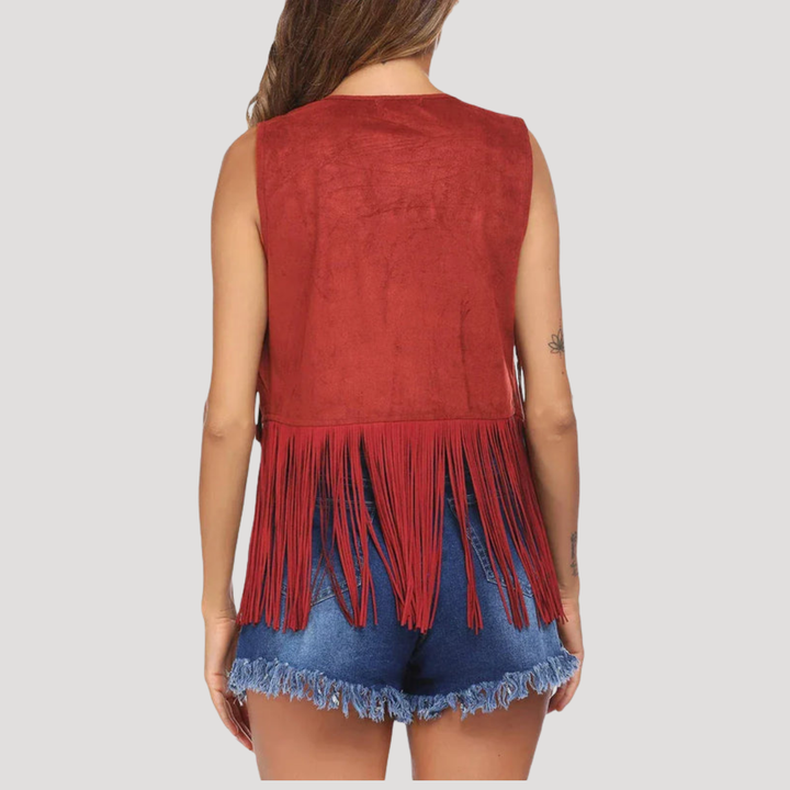 Women’s Open Fringe Vest