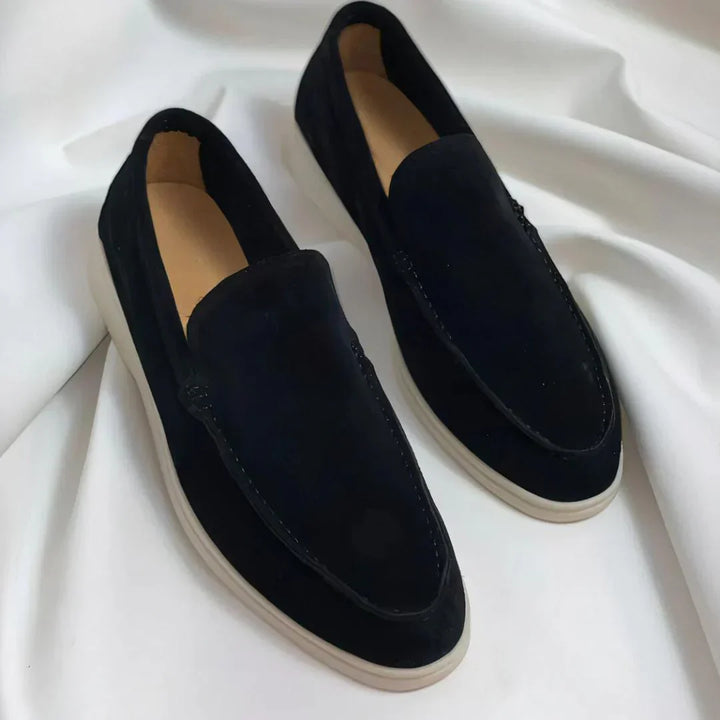 Classic Suede Loafers for Men - Elena Harper