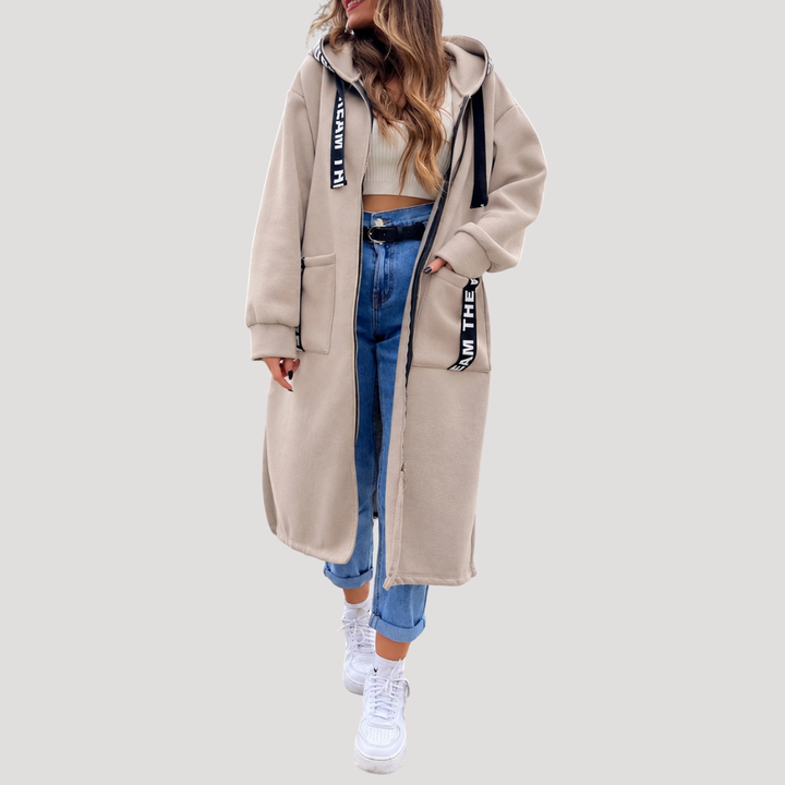 Women's Long Oversized Hooded Coat