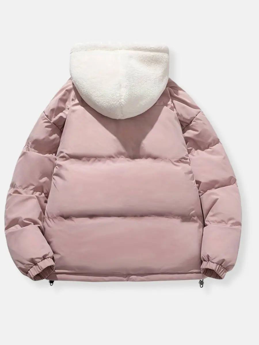 Women's Luxury Winter Puffer Jacket with Plush Hood