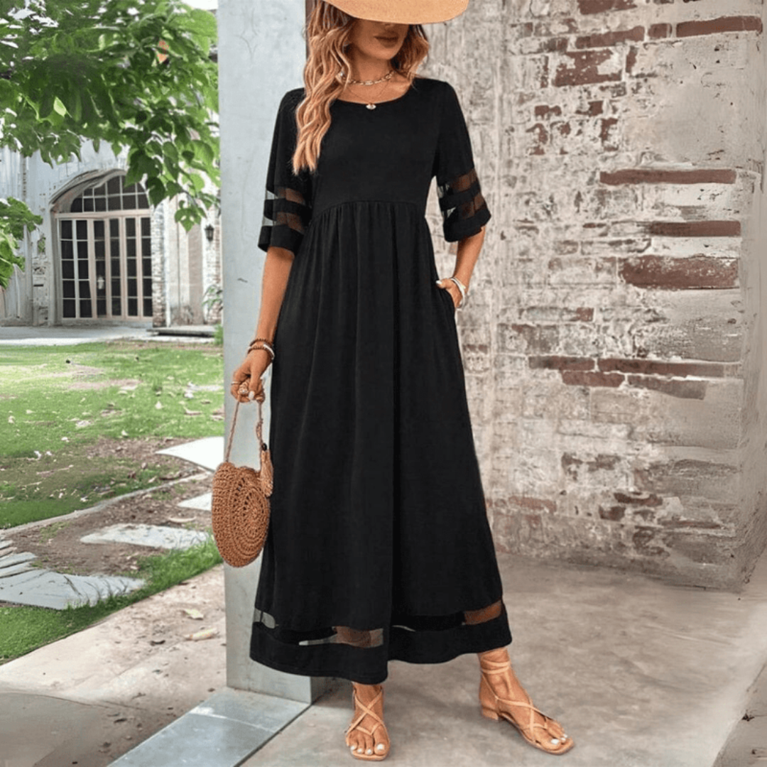 Zora Timeless Elegance Maxi Dress - Elena Harper