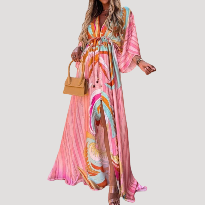 Long Printed Summer Dress